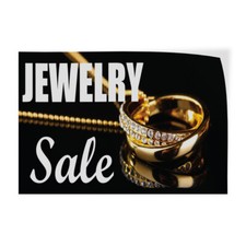 Decal Stickers Jewelry Sale Business B Vinyl Store Sign Label Business