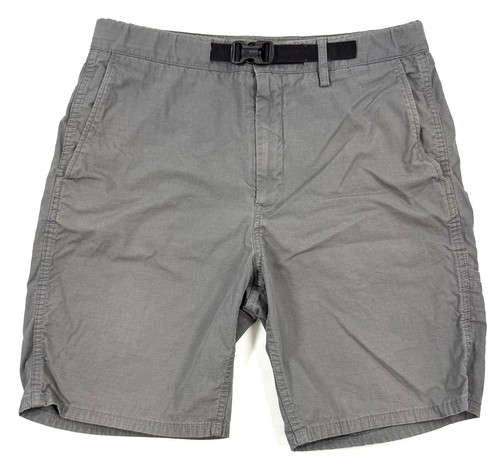 Pantaloncini corti uomo Norse Projects taglia 31 Laurits cotone ripstop grigio con cintura outdoor