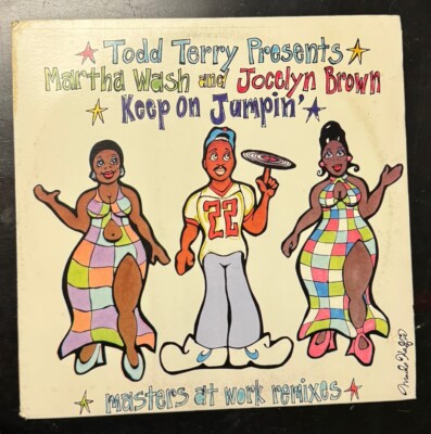 1996 Todd Terry presents Martha Wash & Jocelyn Brown Keep on Jumpin LP LUS 042
