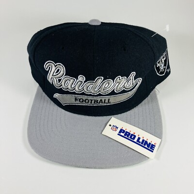 Vintage 90s NFL Los Angeles RAIDERS Starter Snapback Hat Wool