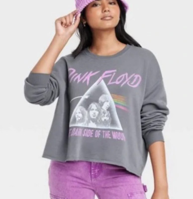 NEW Grayson/Threads Women's Pink Floyd Graphic Sweatshirt Size Large