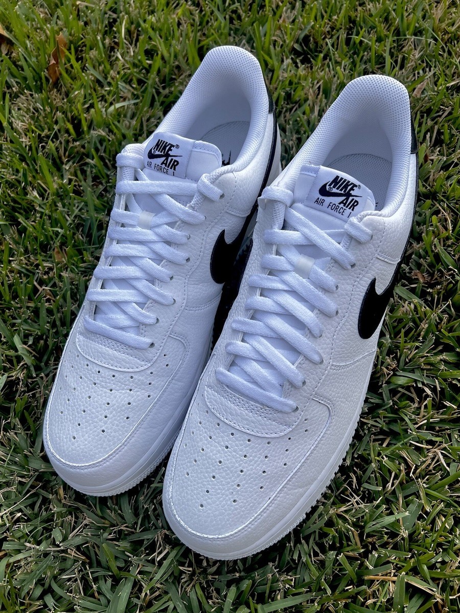 CLEAN Size 15 - Nike Air Force 1 '07 Low White Black Men's CT2302