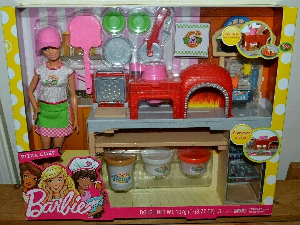 Barbie Pizza Chef Doll And Playset