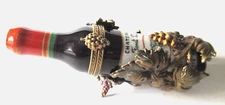 Peint Main Limoges Trinket-Chateau de la Font Wine Bottle-Limited Edition