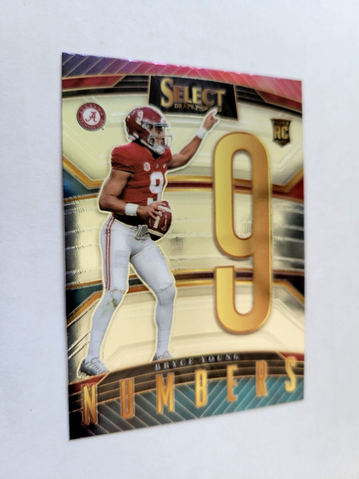 2023 Panini Select Draft Picks #SN-BY Bryce Young Select Numbers PANTHERS