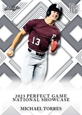Michael Torres 10-Count Lot 2023 Leaf Perfect Game Nike All-American Rookie