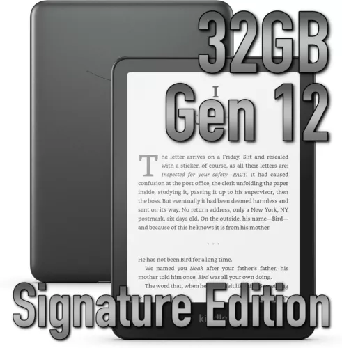 All-new Amazon Kindle Paperwhite Signature Edition Black - 32GB 12th gen 2024
