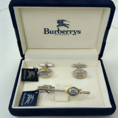 burberry tie and cufflink set