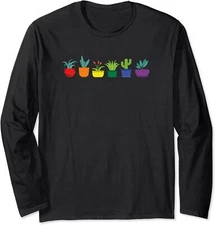 Funny LGBT Plant Gardener Gay Pride Gardeners Long Sleeve Tshirt