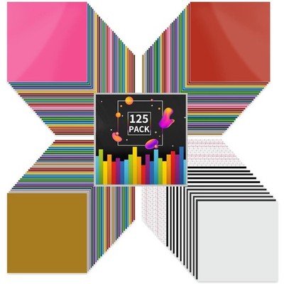 Long-Lasting Outdoor Vinyl: 125 Glossy & Matte Sheets