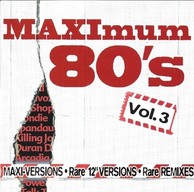 MAXIMUM 80'S VOL.3 - CD2000 - ULTRAVOX,TALK TALK,BLONDIE,LIMAHL,PET SHOP BOYS