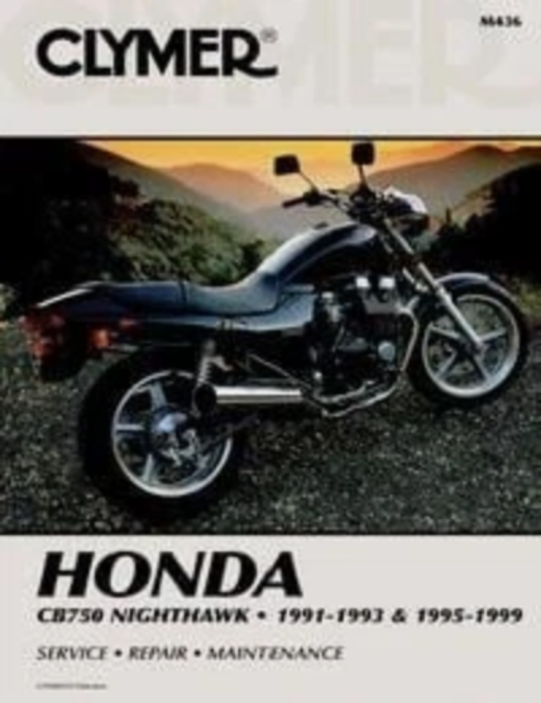 HONDA ナイトホーク750/CB750 サービスマニュアル 1991-1993 Honda CB750 Nighthawk & 1995-1999 Service Manual By
