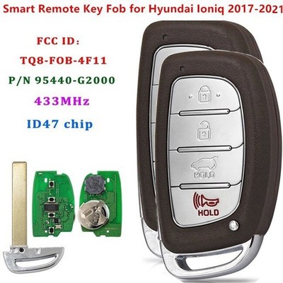 2XSmart Remote Key Fob for Hyundai Ioniq 2017 2018 2019 2020 2021 95440-G2000