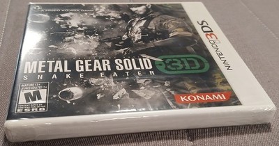 NEW Metal Gear Solid Snake Eater 3D Nintendo 3DS 2DS US version SEALED