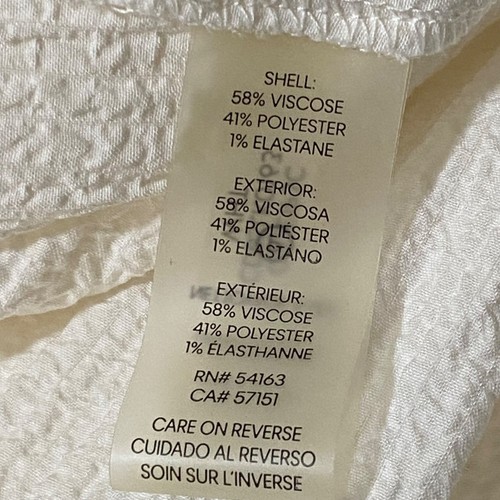 Calvin Klein Tiered Maxi Dress in Ivory Size 10 - Picture 7 of 7