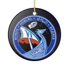 SpaceX Crew 6 Six 3" Ceramic Christmas Ornament Made In The USA Ships From The U