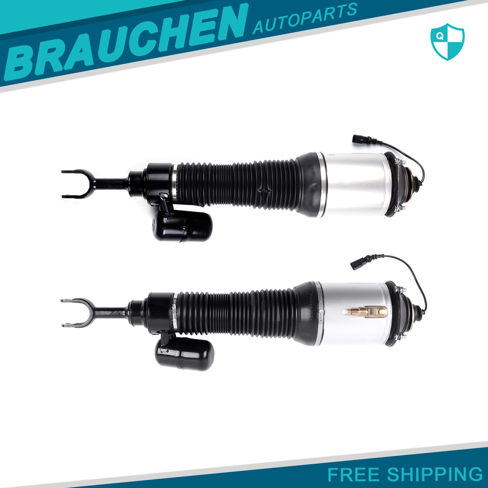 Pair Front Air Suspension Shock Strut For Bentley Continental GT GTC Supersports