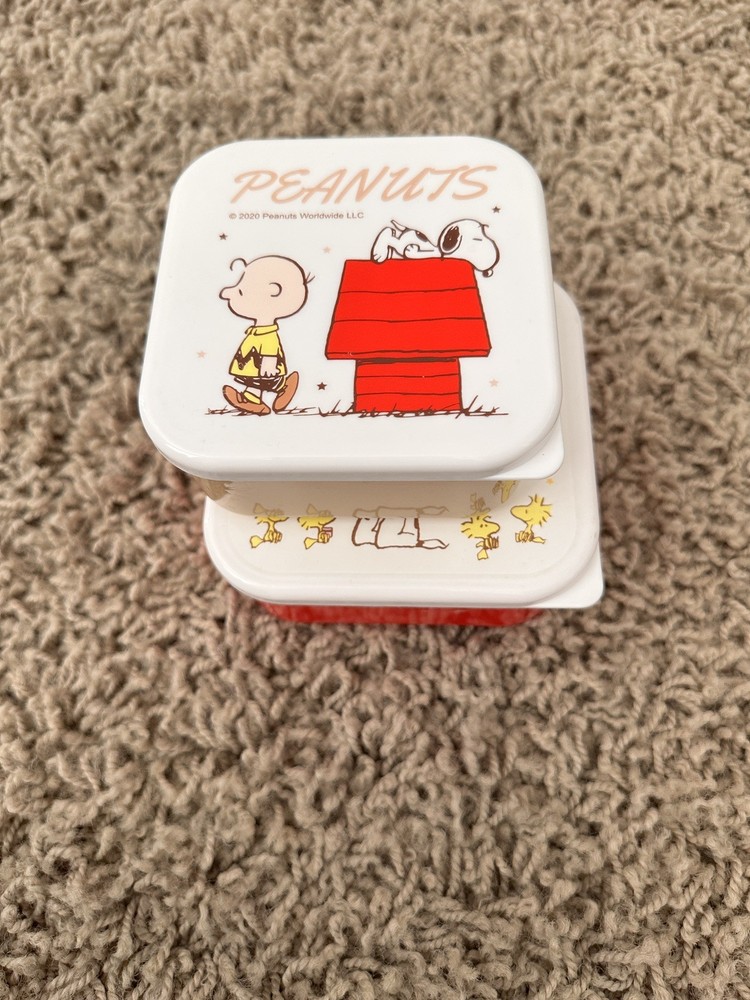 Snoopy Bento Box Plastic Vintage Retro Collectible