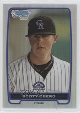 2012 Bowman Draft Chrome Draft Picks Refractor Scott Oberg #BDPP113 0o6v