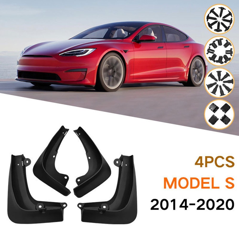 For Tesla Model S Mudguard Car Exterior Accessories For Tesla Model S 2014