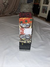 Naruto Shippuden Collection Socks 6 Pair CREW SOCKS SIZE 8-12 Bioworld Mens AA7