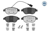 Bremsbelagsatz, Scheibenbremse MEYLE-PD: Advanced Performance A 025 237 0919/PD