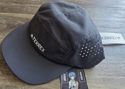 NWT Adidas Terrex Climacool 5-Panel Solid Running Trail Cap Hat Gray OSFM JJ147