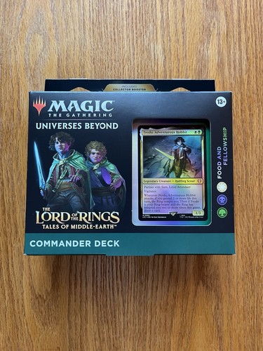The Lord of the Rings Tales of Middle earth Commander Deck Food and Fellowship