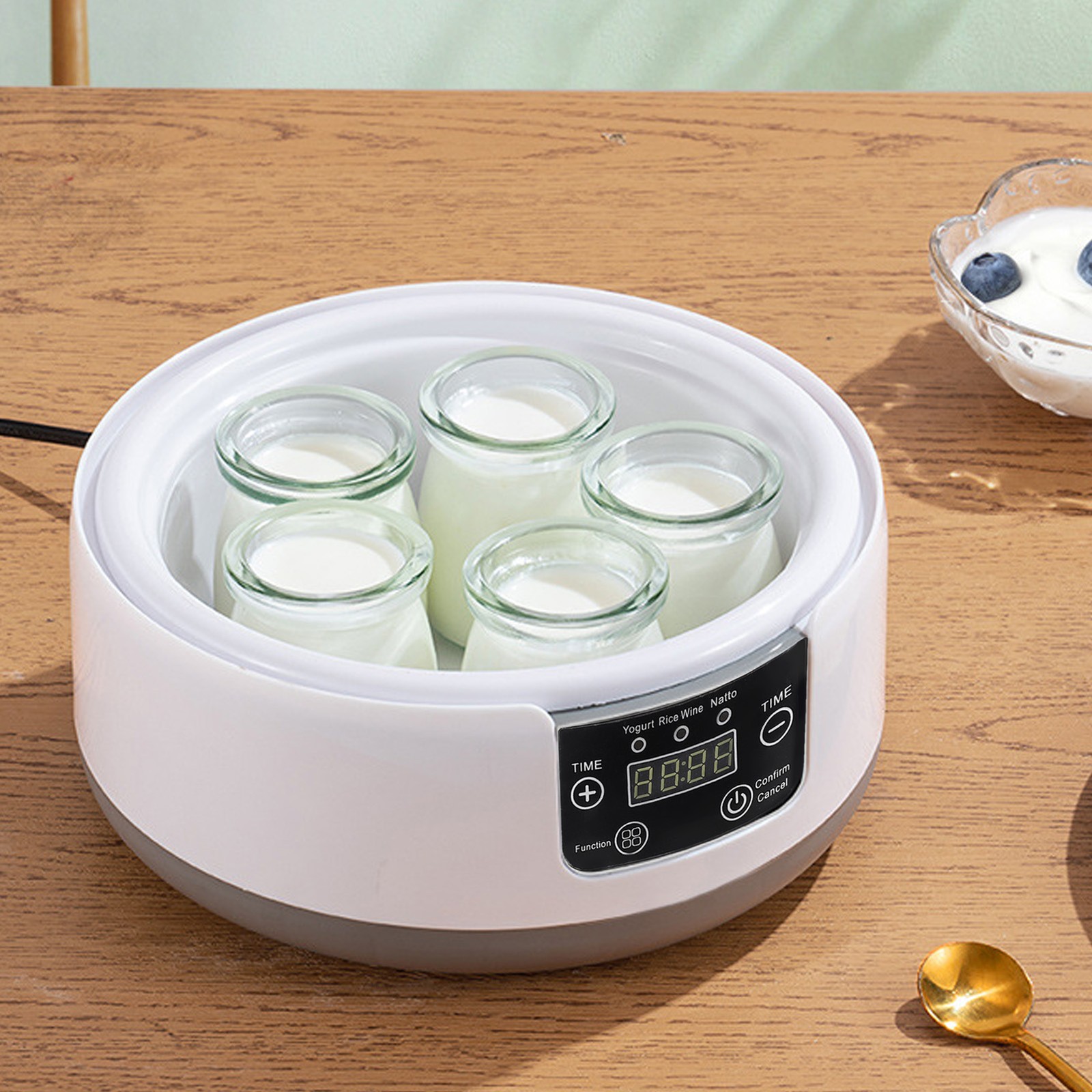 Electric Yogurt Maker Machine 1.2L Homemade Yogurt Natto Maker Small Home Yogurt