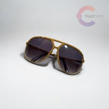ALPINA M1 Rare 80s Vintage Sunglasses Gold Frame from Japan