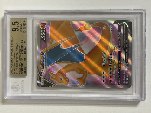Charizard V graded BGS 9.5 for sale on eBay