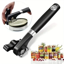 Safe Cut Manual Can Opener Heavy Duty Smooth Edge Food Grade Kitchen Tool in USA