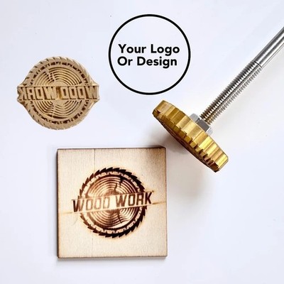 Individuelles Logo Branding Eisen Stempel Holz Leder Kuchen Burger Kupfer Heizung Werkzeuge