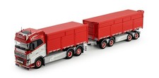 TEKNO,VOLVO FH04 GL 6x2 straight truck with trailer 2+2 Axles HENRIK SONDERGA...