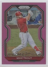 2021 Panini Prizm Tier II Pink Prizm Mike Trout #173 0nr3