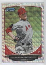 2013 Bowman Draft Picks Chrome Silver Wave Refractor 20/25 Hunter Green 0p10