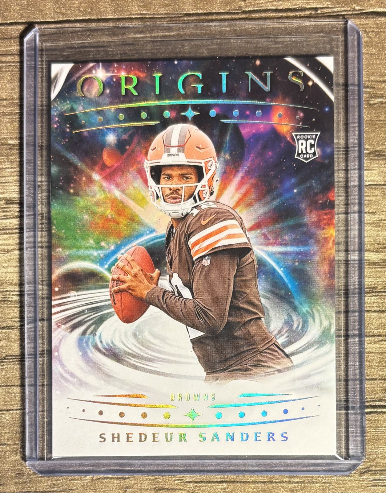 2025 Panini Origins Shedeur Sanders #107 RC Cleveland Browns