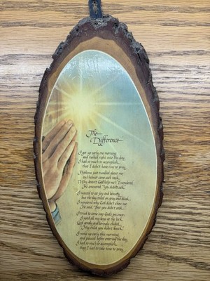 The Difference, A Poem On Wood, Souvenir From Port Aransas TX