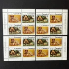 Canada 579a + 579i Variety “Missing Medallion” (x3) Matched Plate Blocks Set MNH