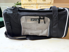 Petskd Airline-Approved Soft-Sided Pet Carrier, Black/Gray, Brand New