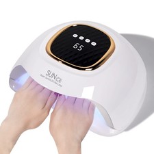 UV Nail Lamp - Fast Drying, Powerful  Efficient LED Nail Lamp with 4 Timing ...