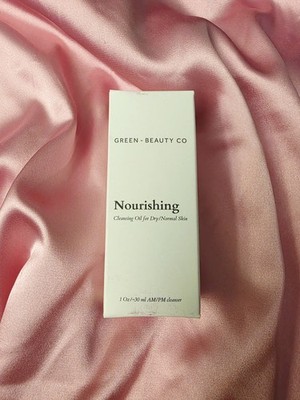Green-Beauty Co Nourishing Cleansing Oil Dry Skin Face Vitamin E 1 oz/30 ml