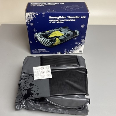 SNOWGLIDER Thunder Jet - 2 Rider SLED Snow Tube Ride / Bobsled Large 57'' - 33''