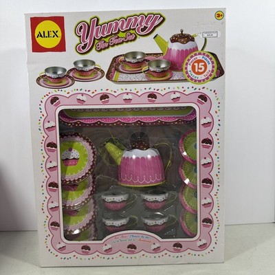 Vintage Alex Pretend Play Tea Time Tin Set, 2011, Cupcakes 