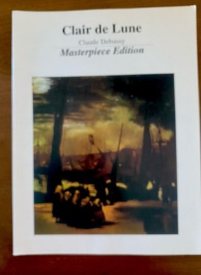 Clair de Lune, Masterpiece Edition, Sheet Music Booklet Format