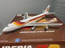 Inflight 200 Iberia Boeing 747-256B EC-DLC Named “Francisco De Quevedo”.