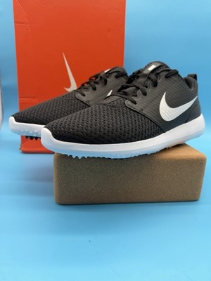 Nike Roshe Golf Shoes Men\'s 10 Black White Athletic Spikeless Sneakers s-l400.jpg main image 4