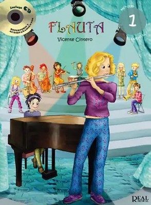 Flauta Vol.1 | Vicente Cintero | Primeros Pasos | Buch + CD | Real Musical