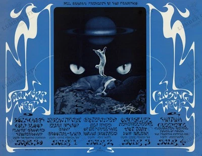 Bill Graham Fillmore West Closing 1971 Grateful Dead Santana CCR Music
