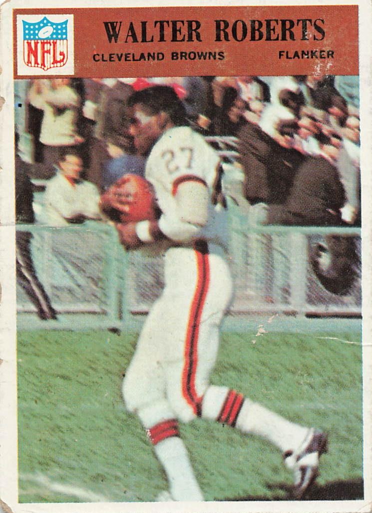 Walter Roberts #48 Football Cards 1966 Philadelphia trading card — raw and PSA graded price guide